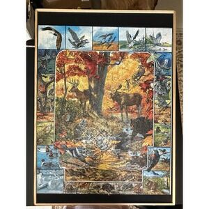 WHITE MOUNTAIN 1000 Piece Jigsaw Puzzle Friends of the Forest Complete